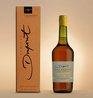 Bottle with box: Calvados 1977