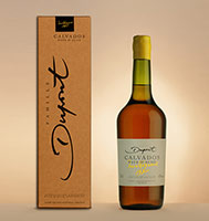 Bottle with box: Calvados 1980