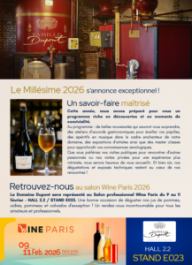 L’équipe du Domaine Dupont vous présente ses Meilleurs Vœux 2026
