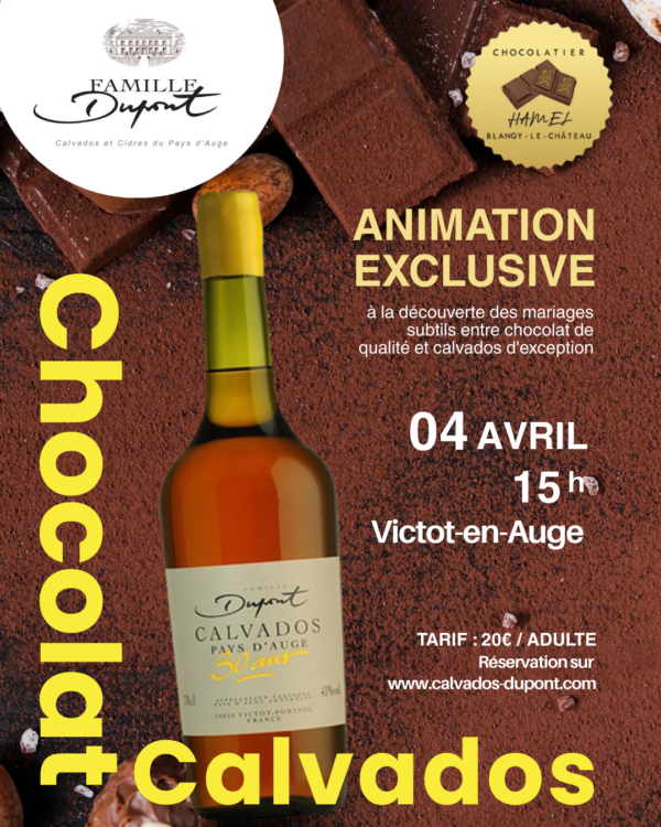 Dégustation chocolat Calvados