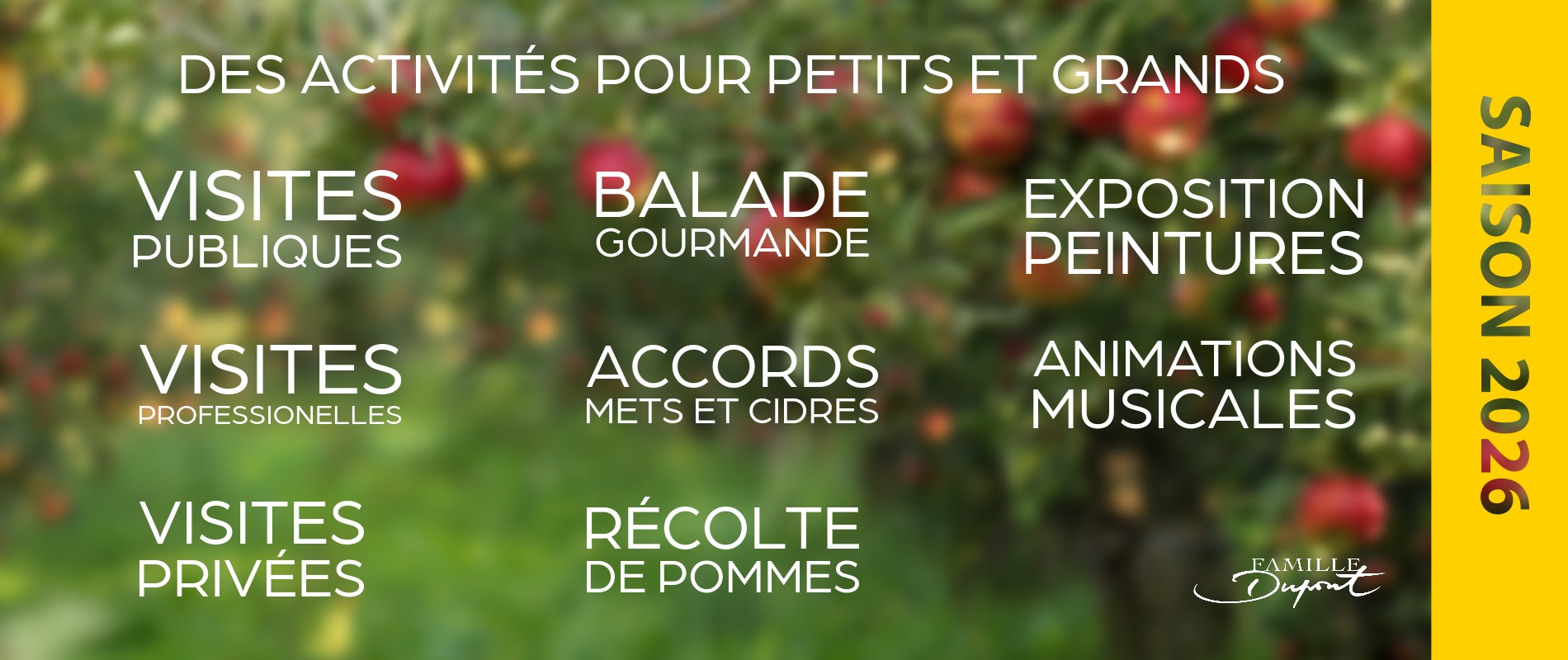 Animations - cidres et calvados