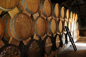 Barriques de calvados et de pommeau