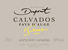 Etiquette Calvados 15 ans