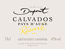 Etiquette Calvados Réserve